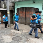 Reporters in Rocinha
