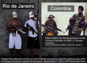 Comparison of the Drug Traffickers in Rio de Janeiro to FARC in Colombia
